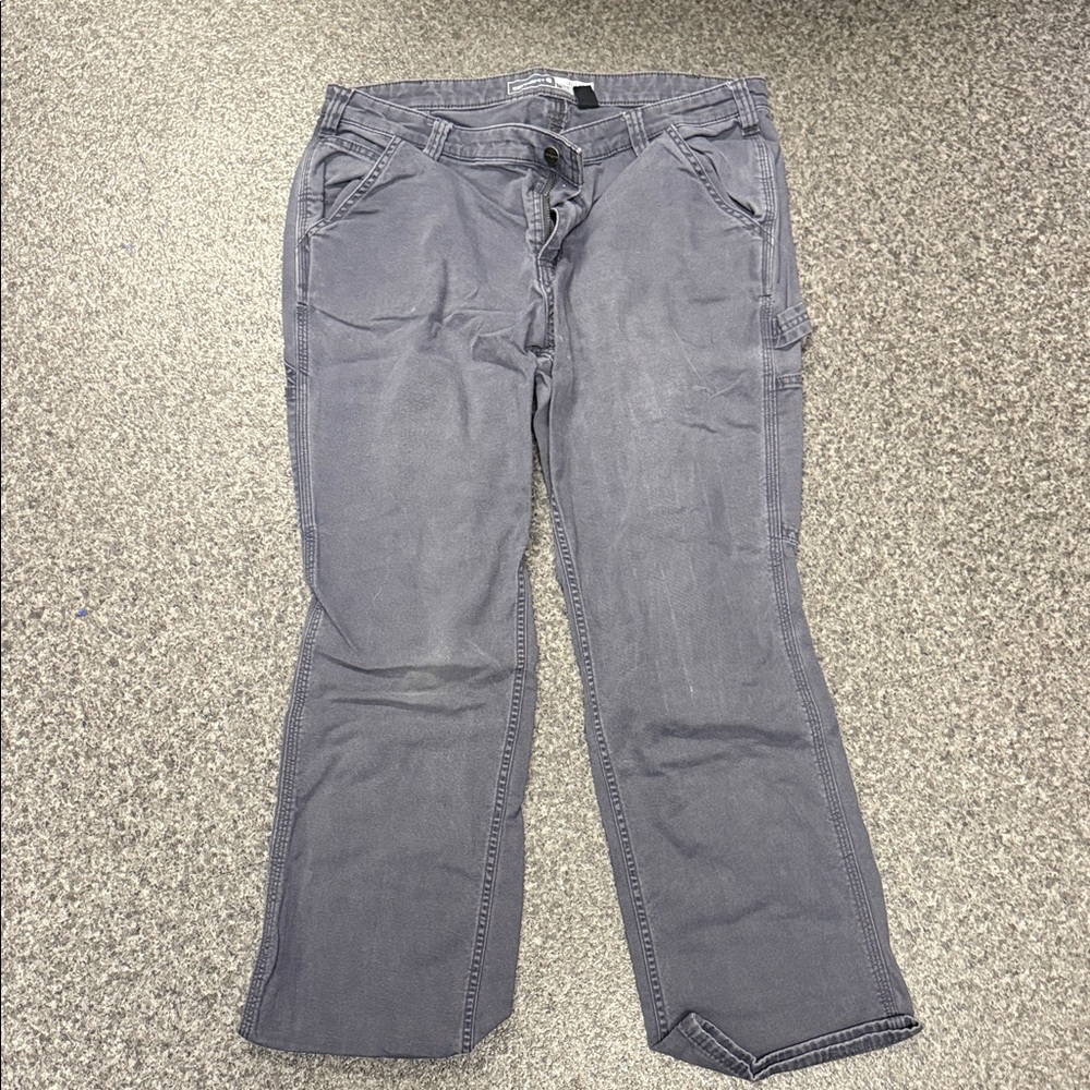 Carhartt Women's Straight Leg Gray Jeans